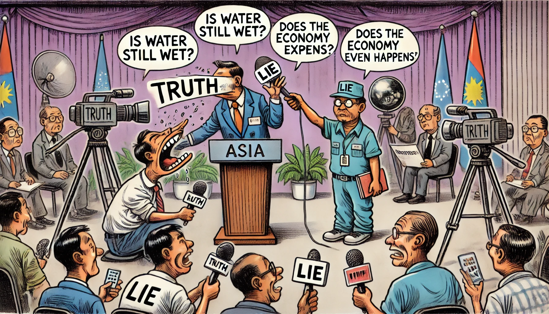 Satirical Journalism in Asia